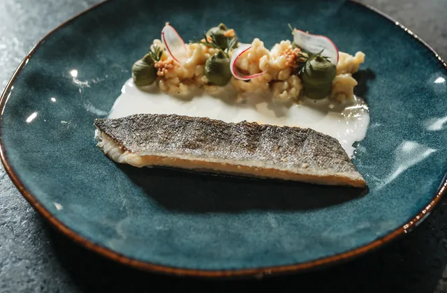 Fein angerichteter Fischgang